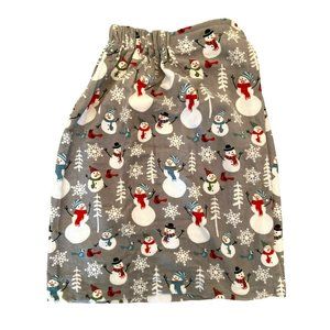 NWOT HOLIDAY SHOWER WRAP Snowman Shower WRAP ONE-SIZE FITS ALL